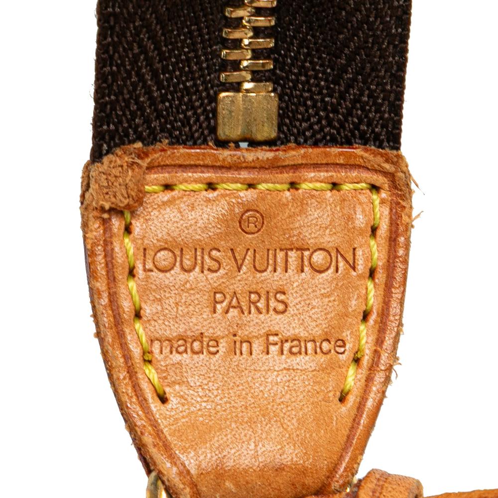 Louis Vuitton B Louis Vuitton Brown Monogram Canvas Fabric Monogram Pochette Accessoires France