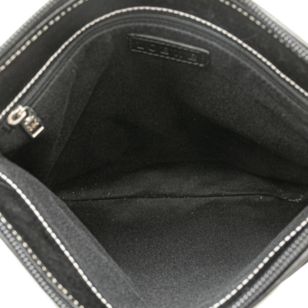 Loewe B LOEWE Gray Canvas Fabric Anagram Crossbody Spain