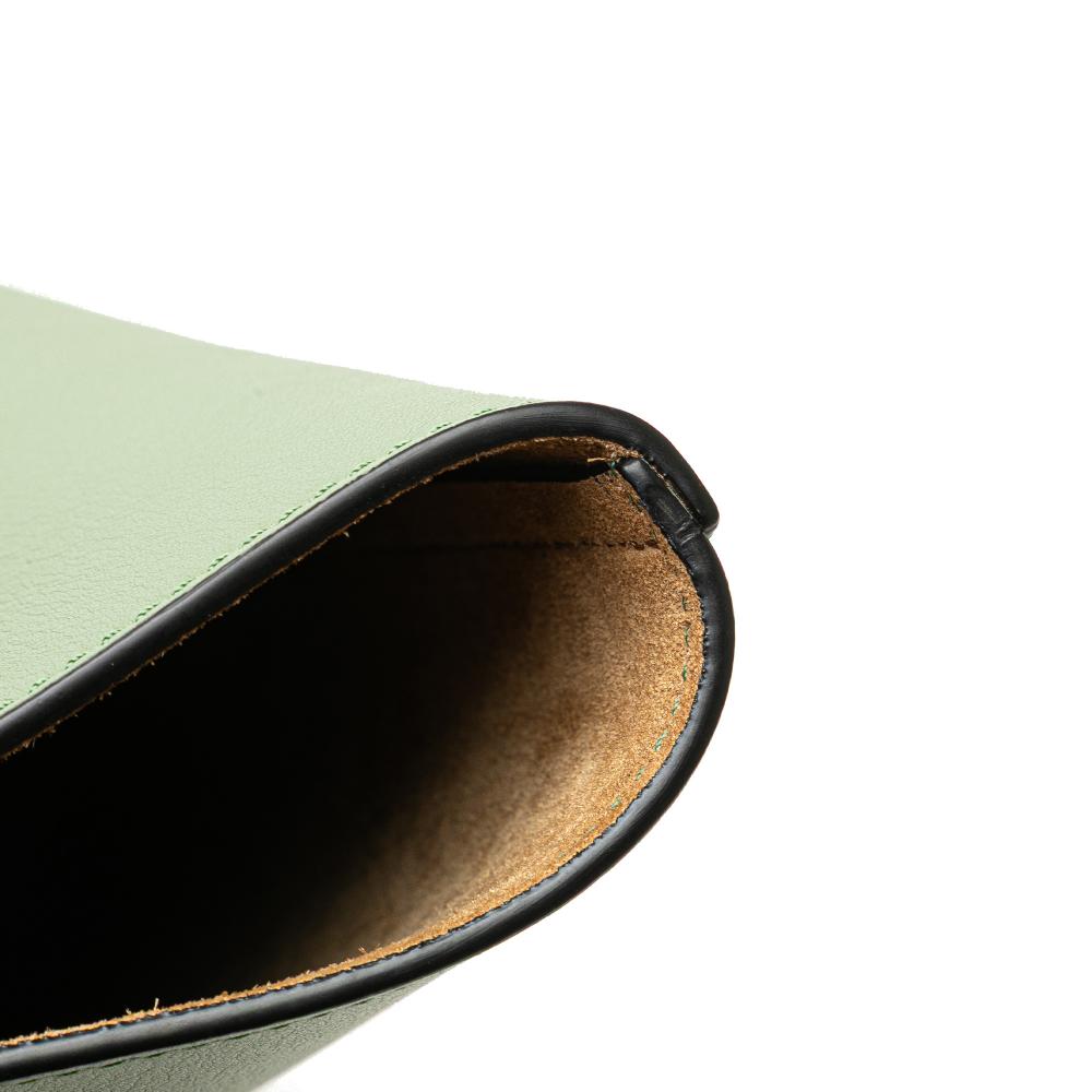 Loewe B LOEWE Green Mint Calf Leather Small Smooth skin Anagram Tote Spain