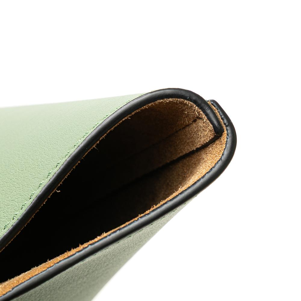 Loewe B LOEWE Green Mint Calf Leather Small Smooth skin Anagram Tote Spain