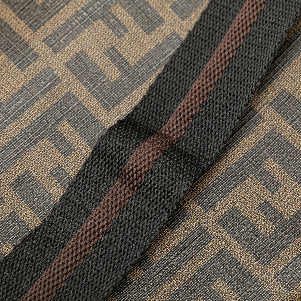 Fendi B Fendi Brown Coated Canvas Fabric Zucca Crossbody Italy