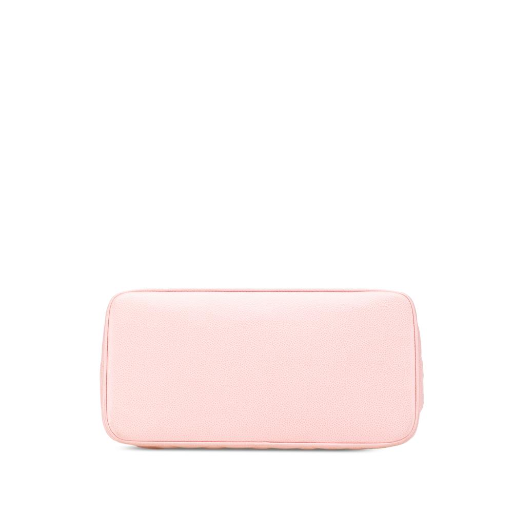 Chanel B Chanel Pink Caviar Leather Leather Caviar Medallion Tote France