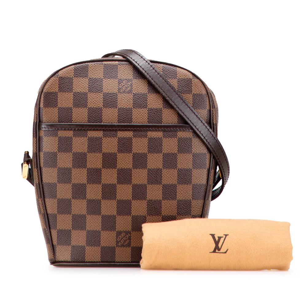 Louis Vuitton B Louis Vuitton Brown Damier Canvas Canvas Damier Ebene Ipanema PM France