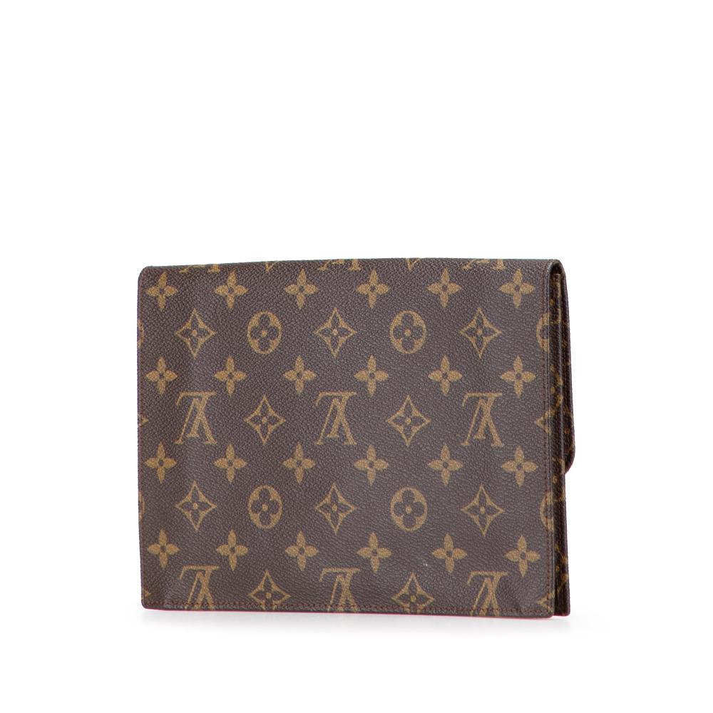 Louis Vuitton B Louis Vuitton Brown Monogram Canvas Canvas Monogram Pochette Rabat 23 France