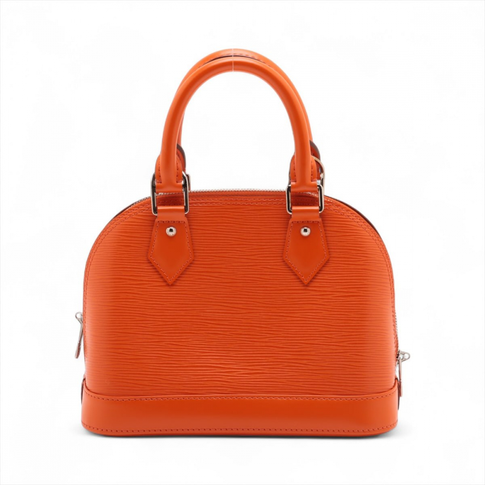 Louis Vuitton Alma BB Epi Leather Top-handle Handbag Orange