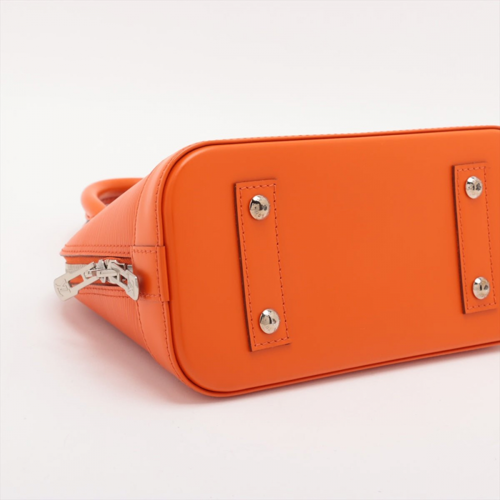 Louis Vuitton Alma BB Epi Leather Top-handle Handbag Orange
