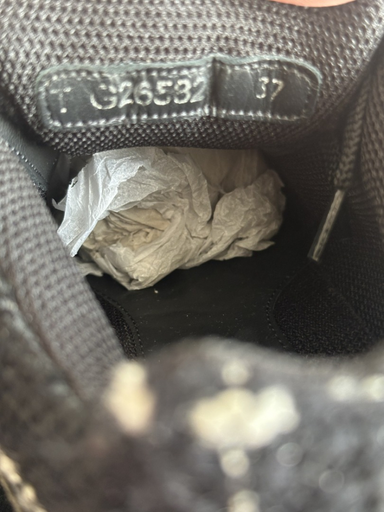 Chanel Black Tweed Sneaker