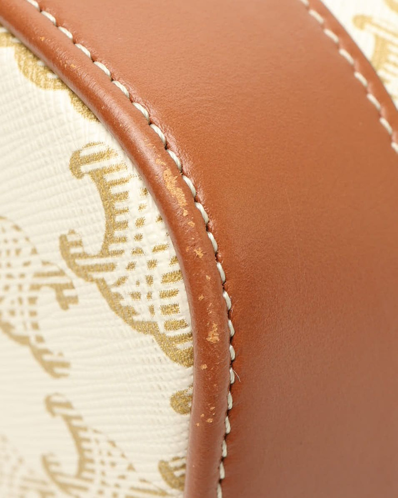 Celine Céline Small Triomphe Cabas Bucket Bag