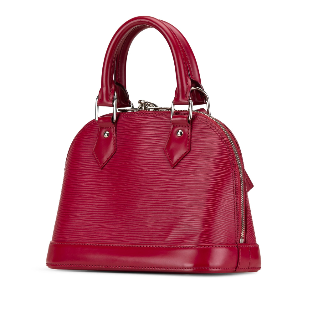 Louis Vuitton Alma BB Epi Leather Top-handle Handbag Red