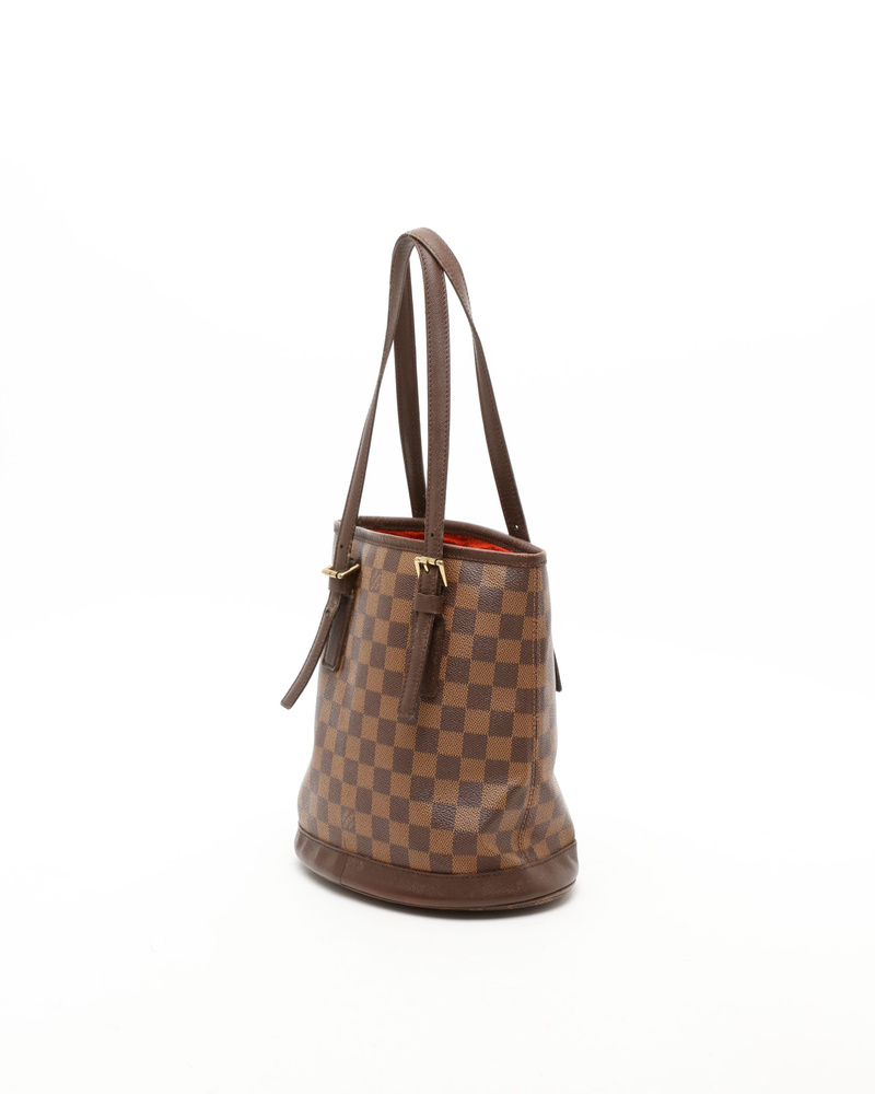 Louis Vuitton Damier Ebene Marais Bucket Bag
