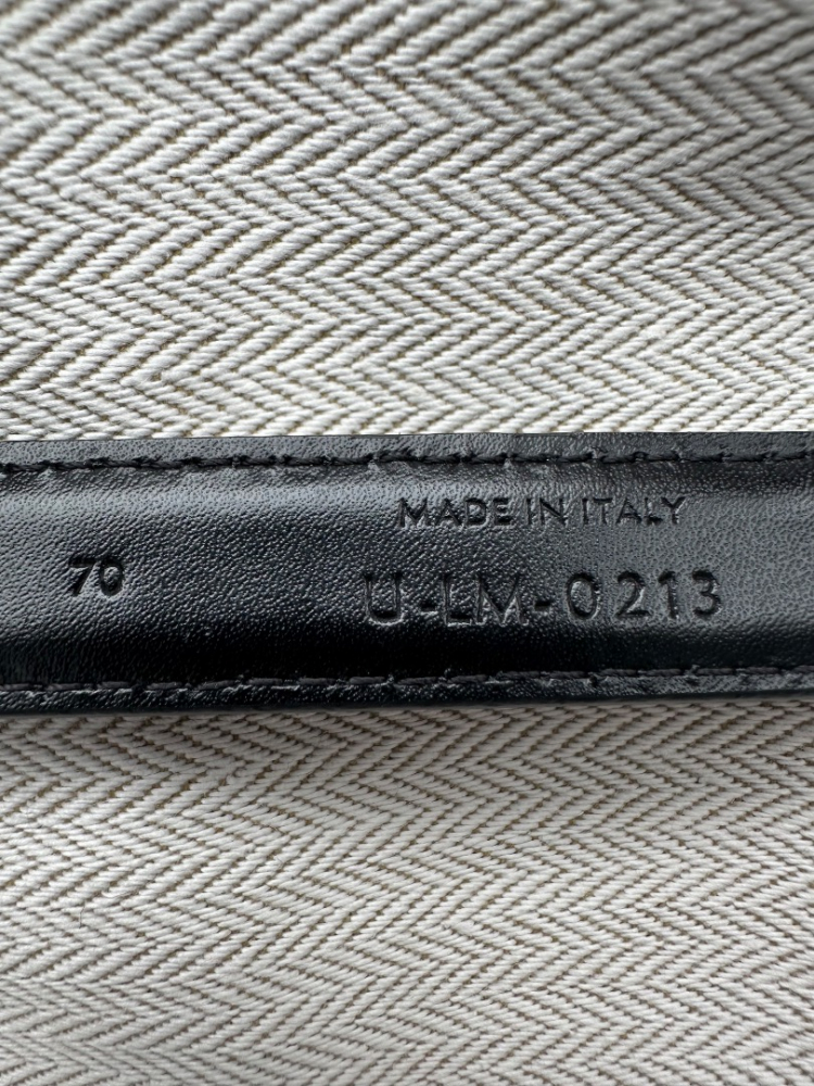 Celine Small 18MM Triomphe belt in taurillon leather