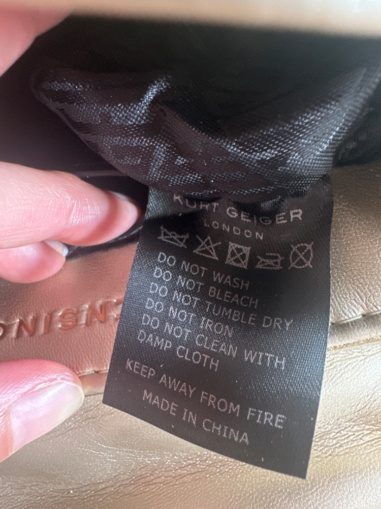 Kurt Geiger MINI KENSINGTON EYE - Shoulder bag - gold