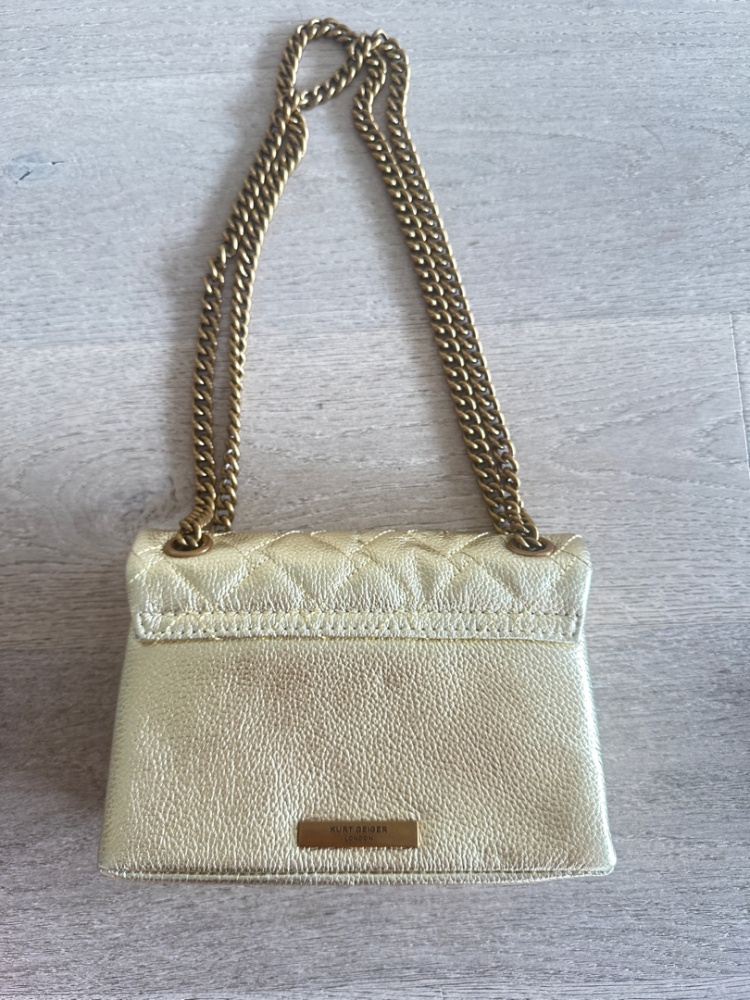 Kurt Geiger MINI KENSINGTON EYE - Shoulder bag - gold