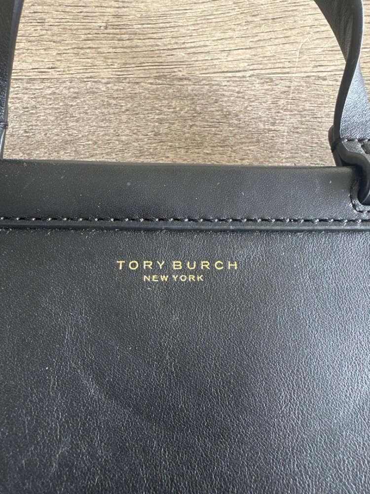 Tory Burch Black leather hand or shoulder bag