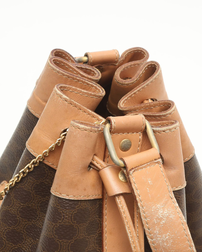 Celine Céline Macadam Bucket Bag