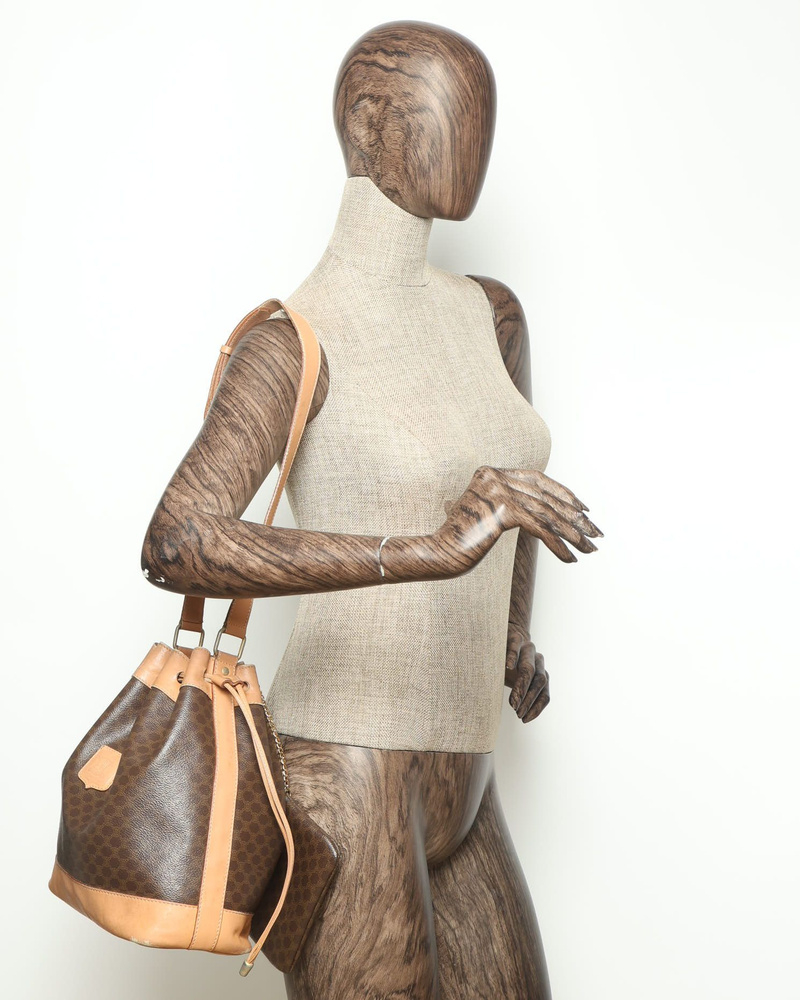 Celine Céline Macadam Bucket Bag