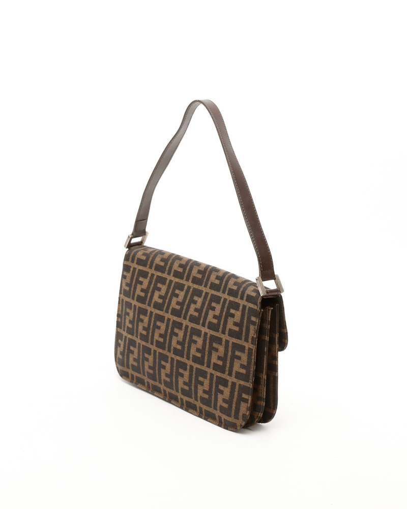 Fendi Large Zucca Baguette Bag