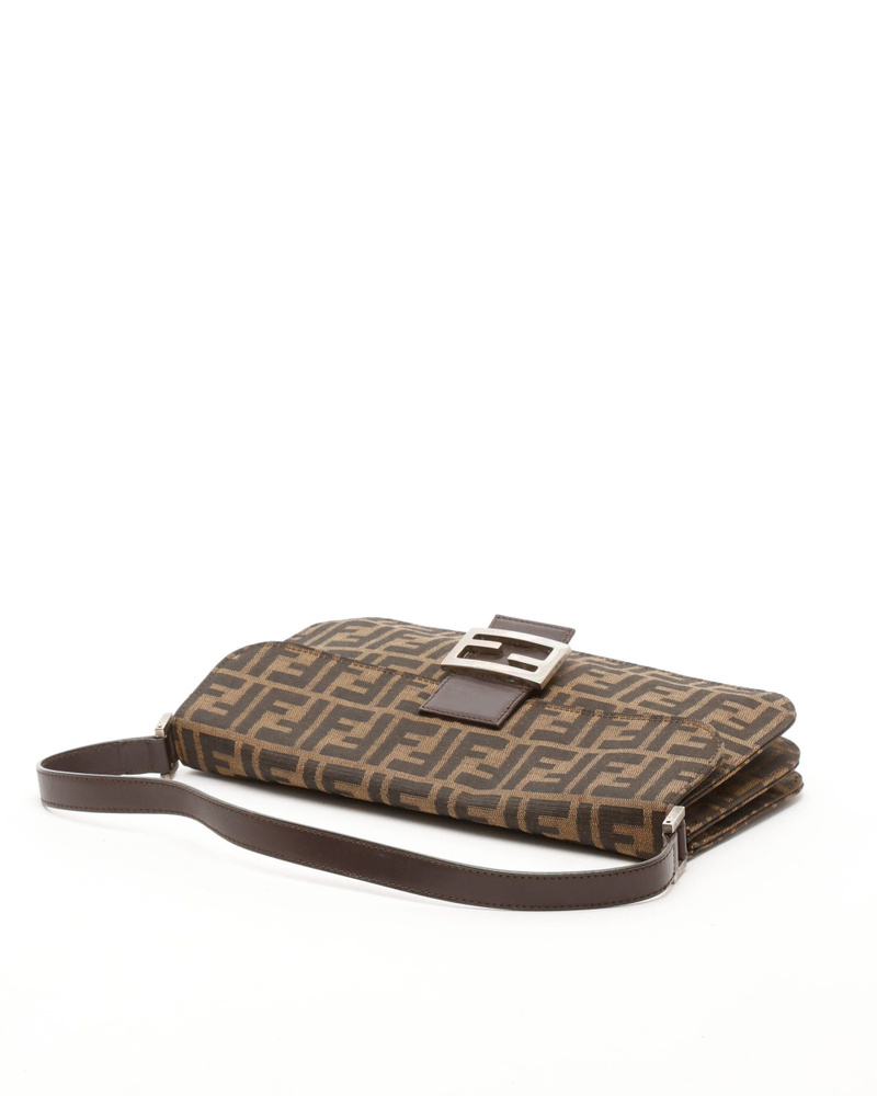 Fendi Large Zucca Baguette Bag