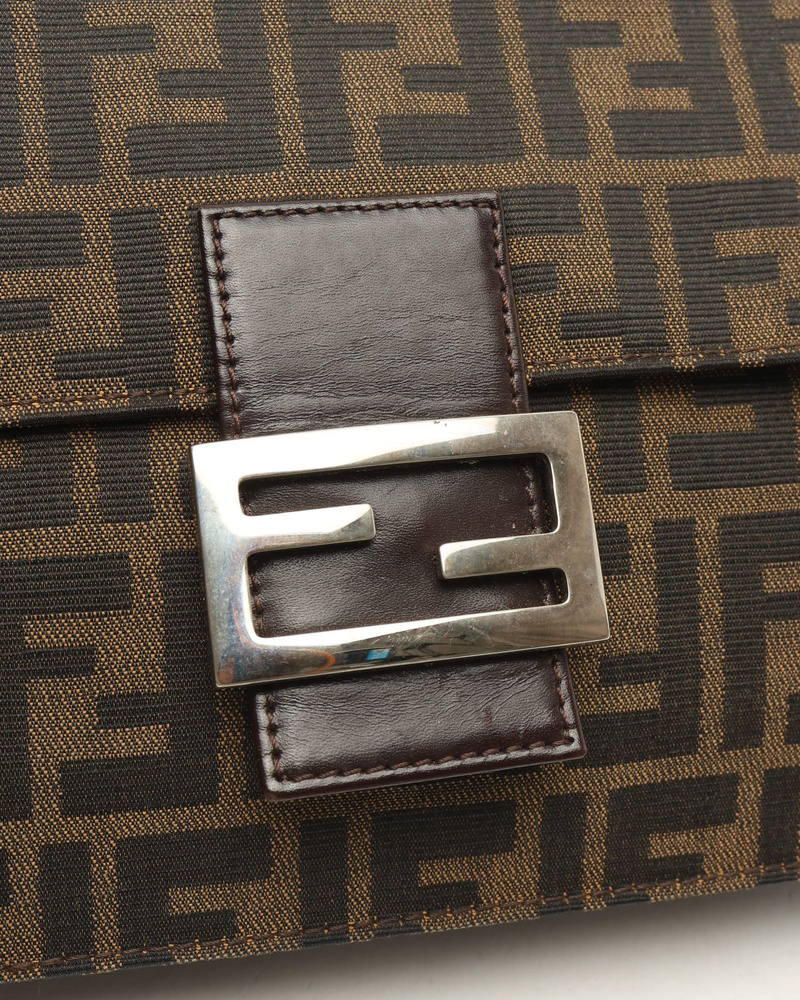 Fendi Large Zucca Baguette Bag