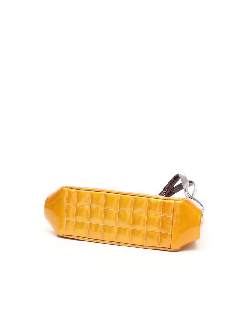 Chanel CC Patent Chocolate Bar Bag