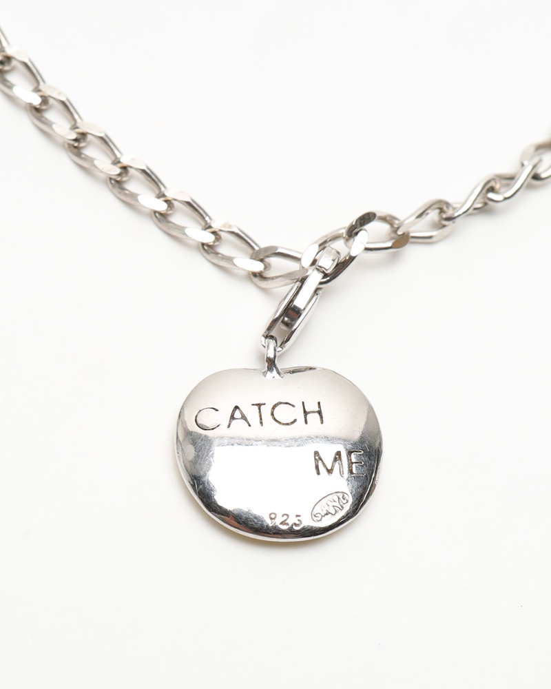 Celine Céline Silver Logo Charm Bracelet