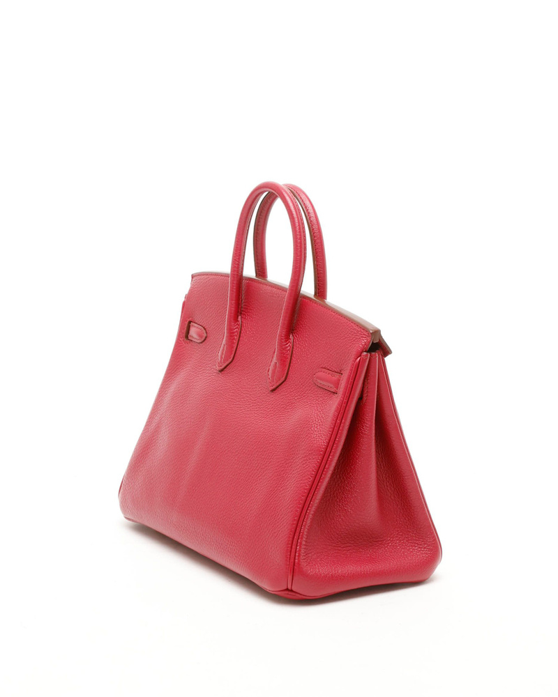 Hermès Birkin 25 Togo Ruby Bag
