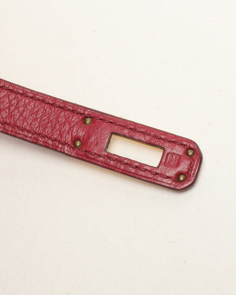 Hermès Birkin 25 Togo Ruby Bag