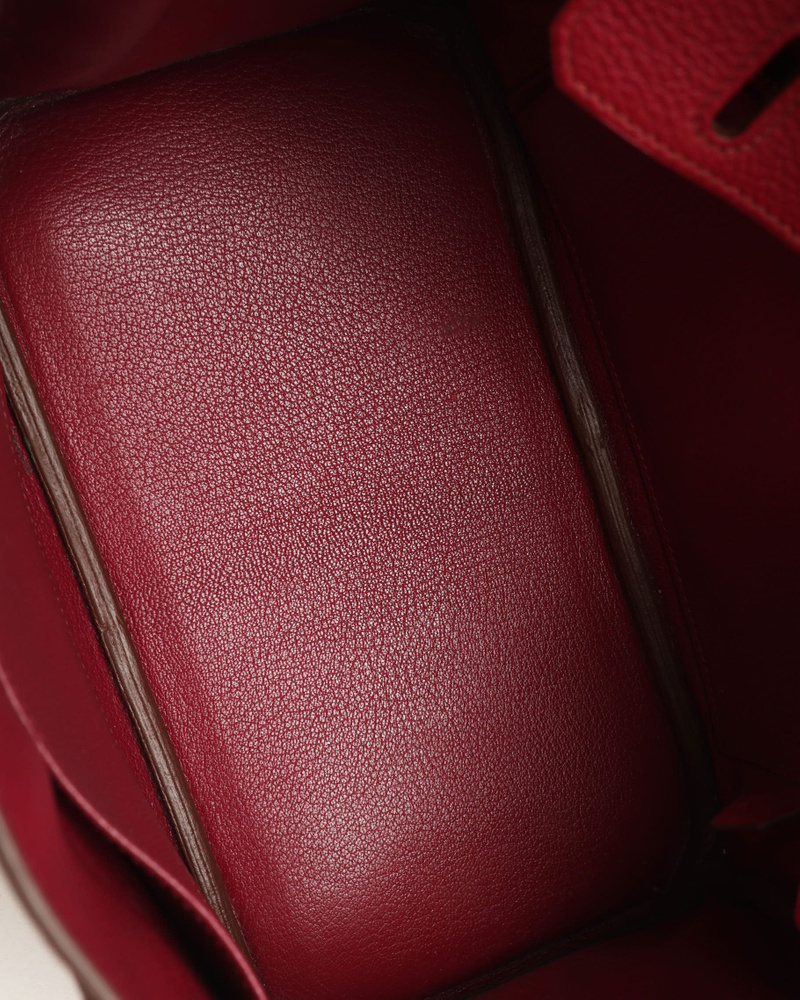 Hermès Birkin 25 Togo Ruby Bag
