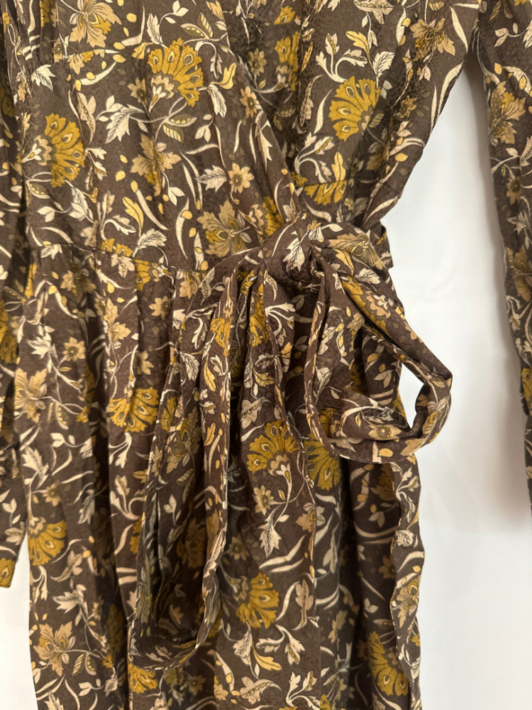 Gerard Darel Wickelkleid Seide