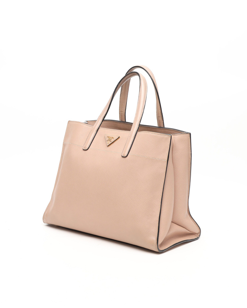 Prada Triple Pocket Saffiano Soft Bag