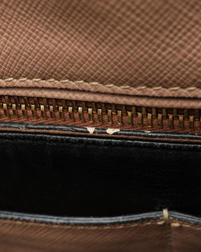 Prada Triple Pocket Saffiano Soft Bag