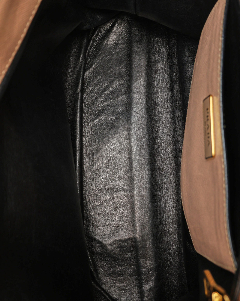 Prada Triple Pocket Saffiano Soft Bag