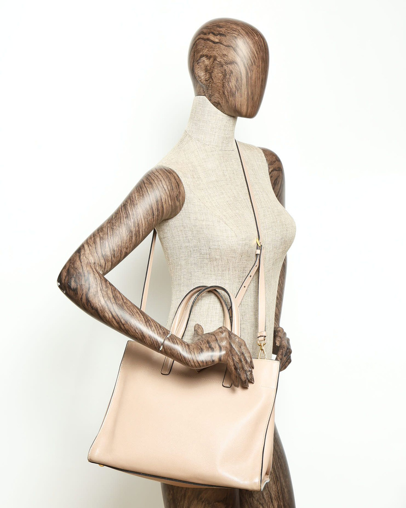 Prada Triple Pocket Saffiano Soft Bag