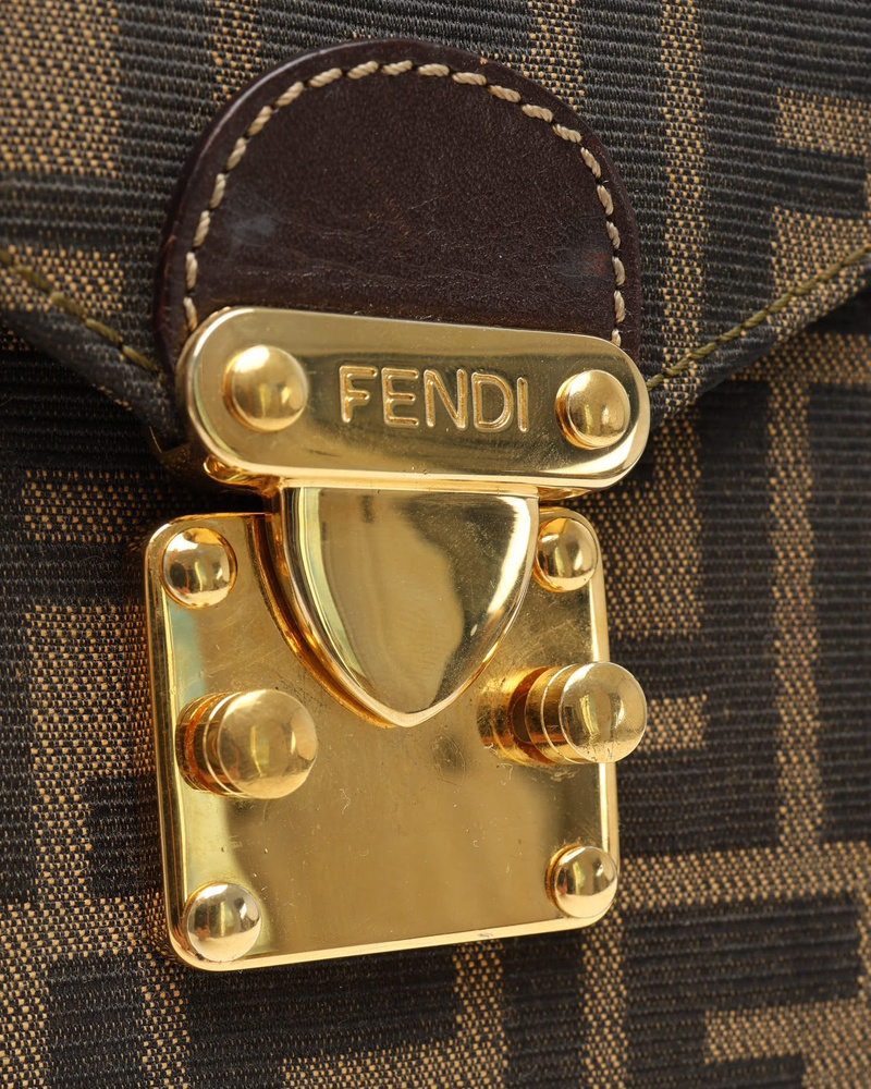 Fendi Zucca Flap Bag