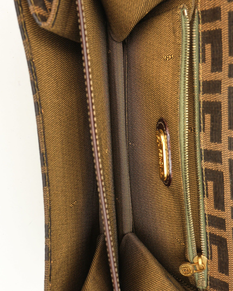 Fendi Zucca Flap Bag