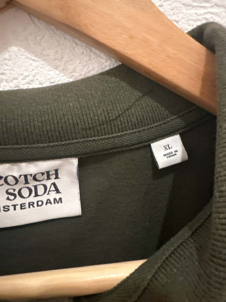 Scotch & Soda Grünes Poloshirt