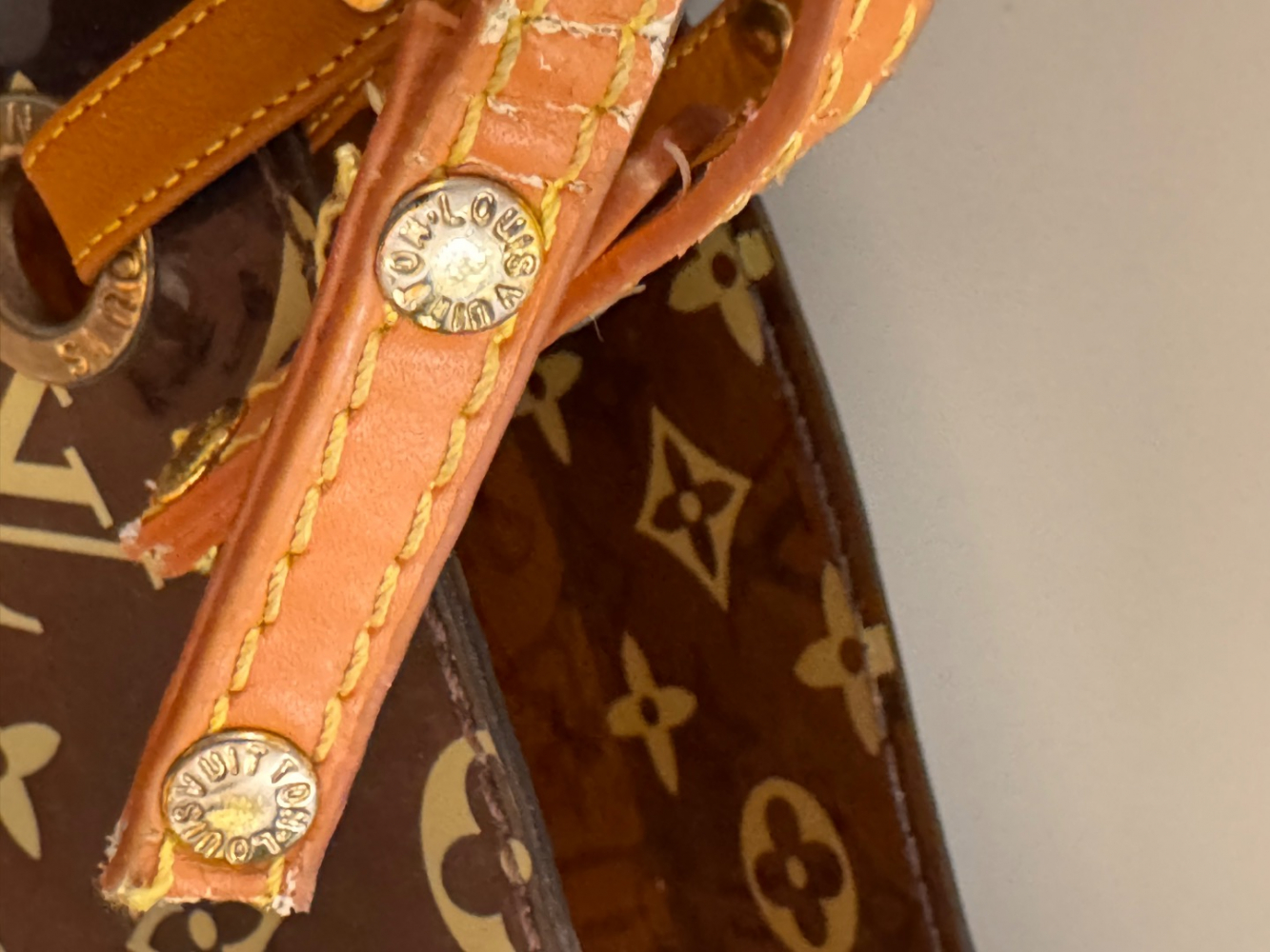 Louis Vuitton Clear Monogram Sac Cabas Cruise Ambre GM Tote Bag