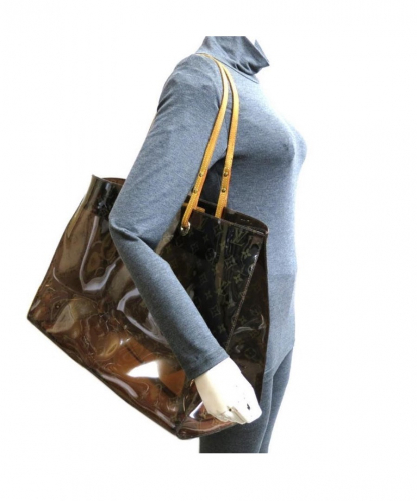 Louis Vuitton Clear Monogram Sac Cabas Cruise Ambre GM Tote Bag