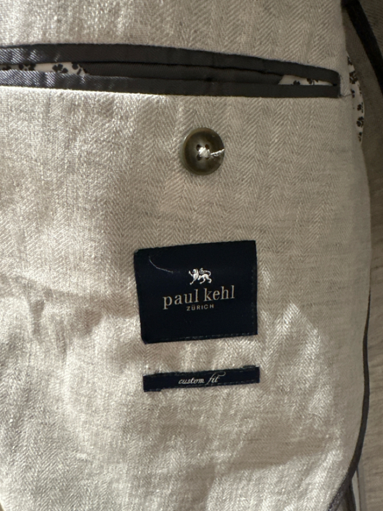 Paul Kehl Sommerblazer aus hellgrauem Leinen