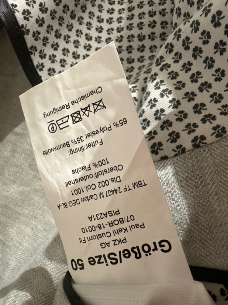 Paul Kehl Sommerblazer aus hellgrauem Leinen