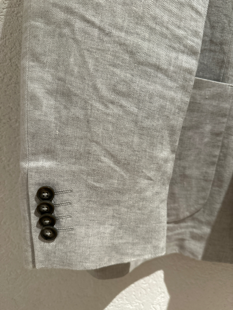 Paul Kehl Sommerblazer aus hellgrauem Leinen