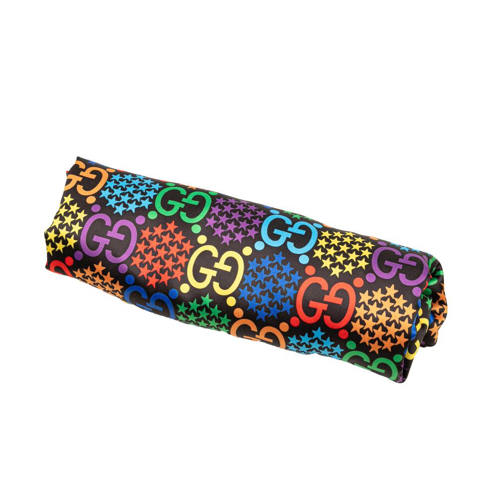 Gucci B Gucci Multi Coated Canvas Fabric GG Supreme Psychedelic Guitar Case Italy