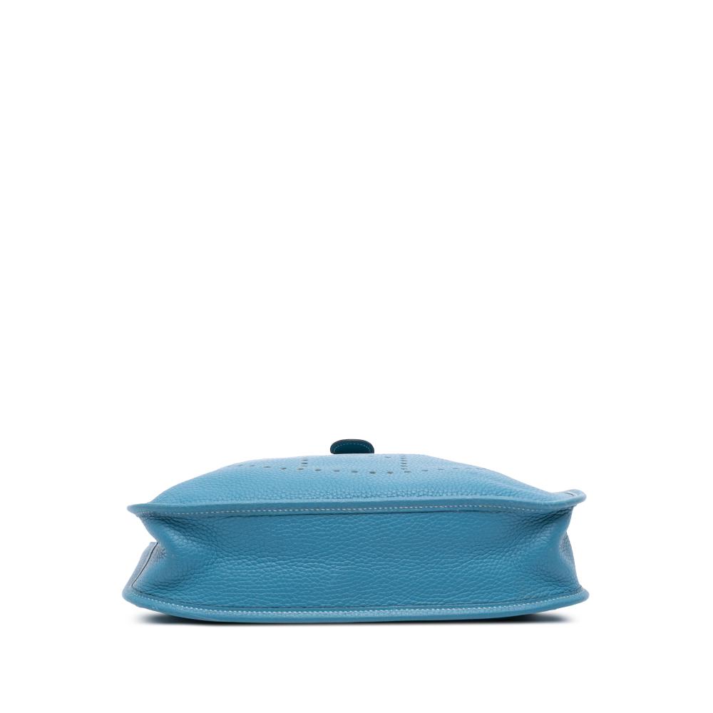 Hermès B Hermès Blue Denim Calf Leather Clemence Evelyne I 29 France