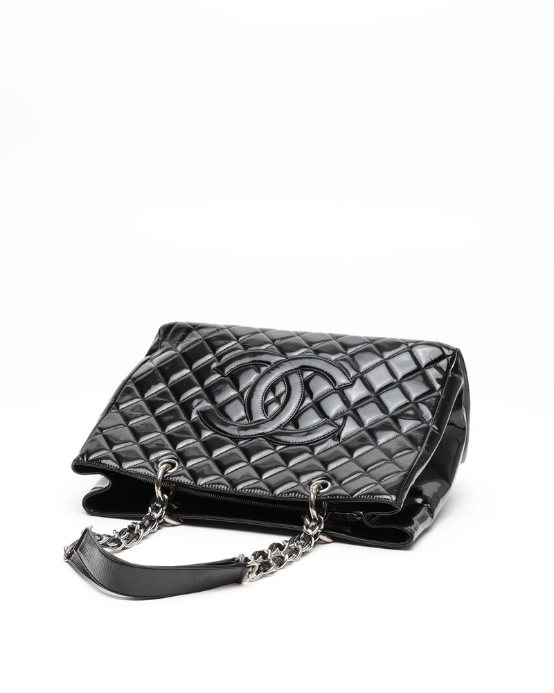 Chanel Patent (GST) Grand Shopping Tote Bag