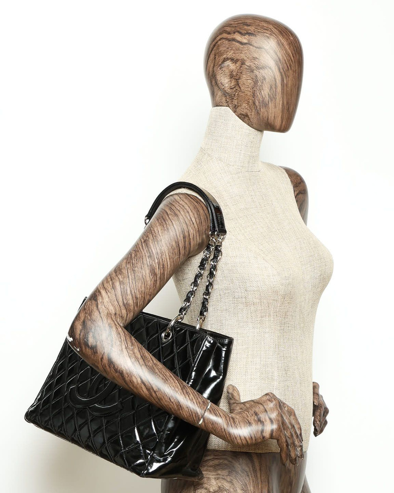 Chanel Patent (GST) Grand Shopping Tote Bag