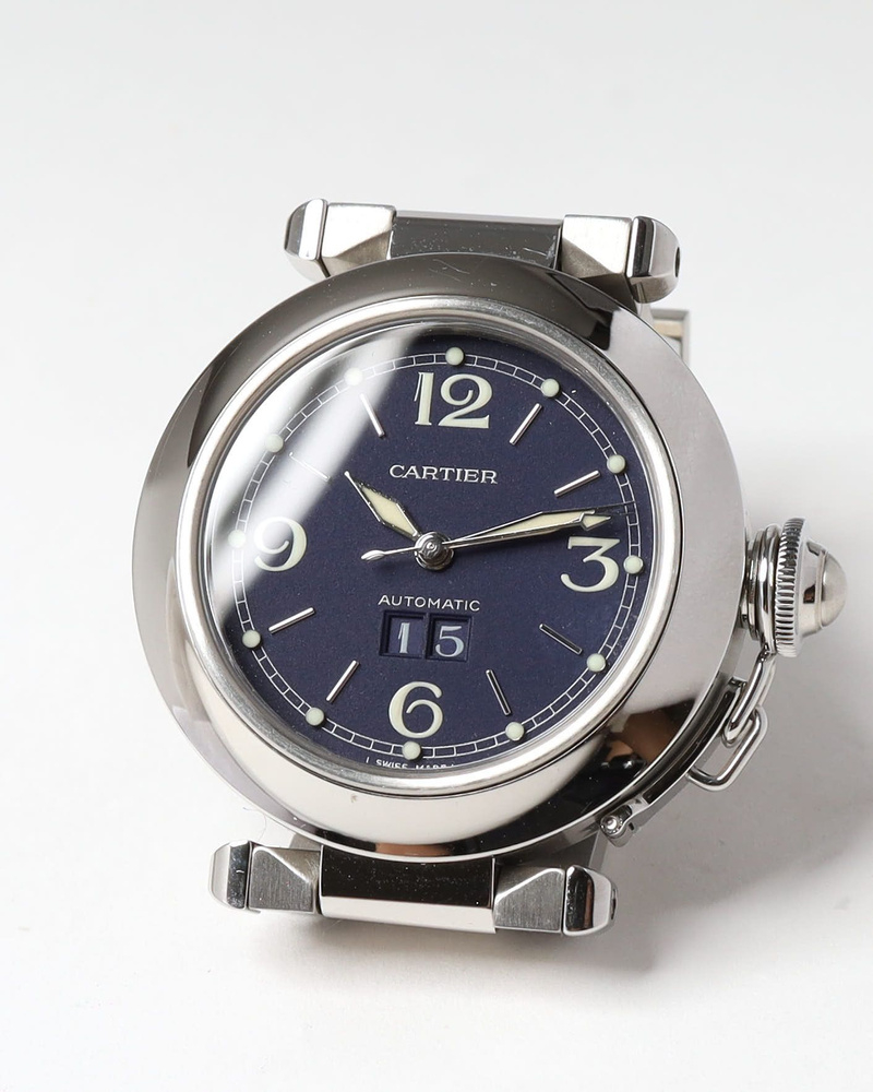 Cartier Pasha Big Date 35mm Ref 2475 Full Set Watch