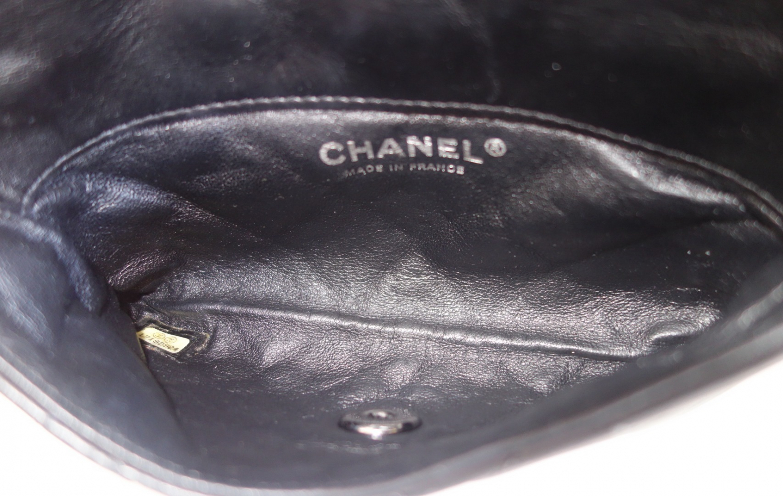 Chanel Pochette Chanel cuir noir