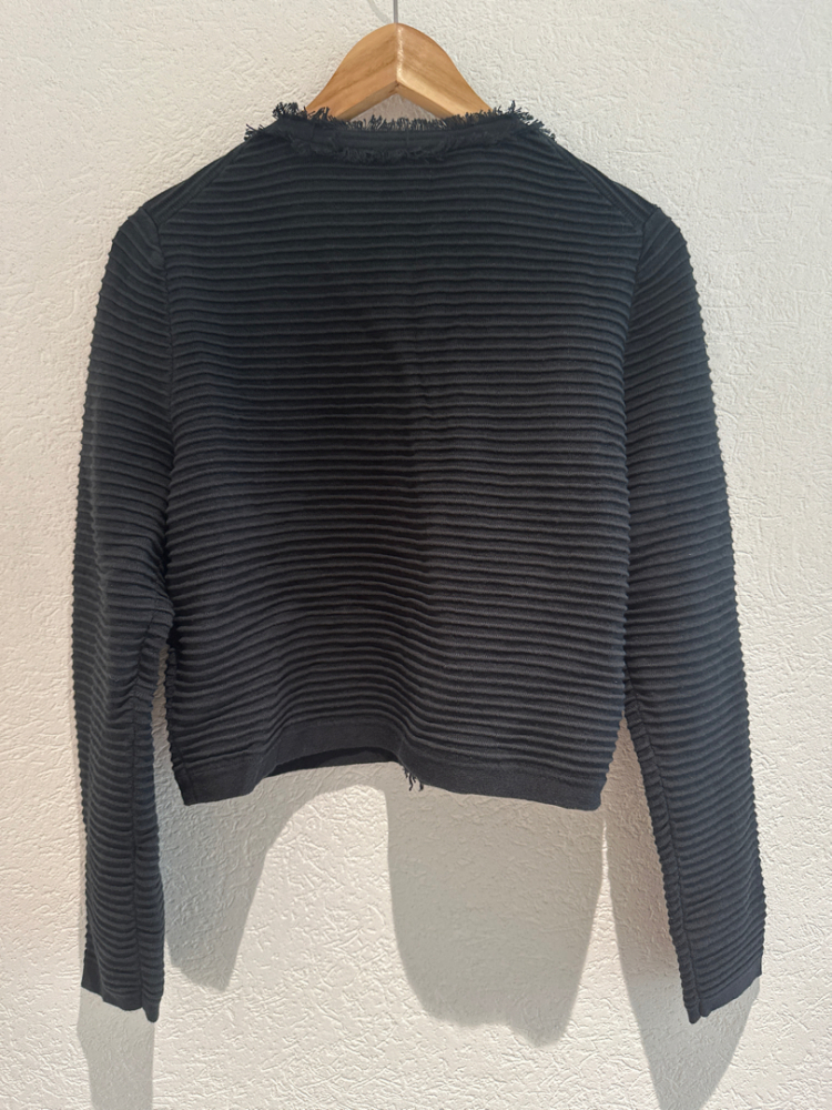 J.Crew Black jacket with gold buttons