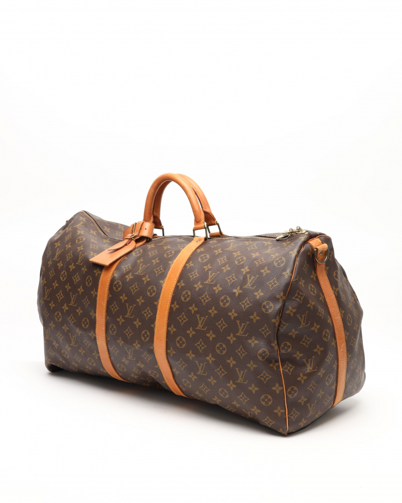 Louis Vuitton Monogram Keepall Bandoulière 60 Weekend Bag