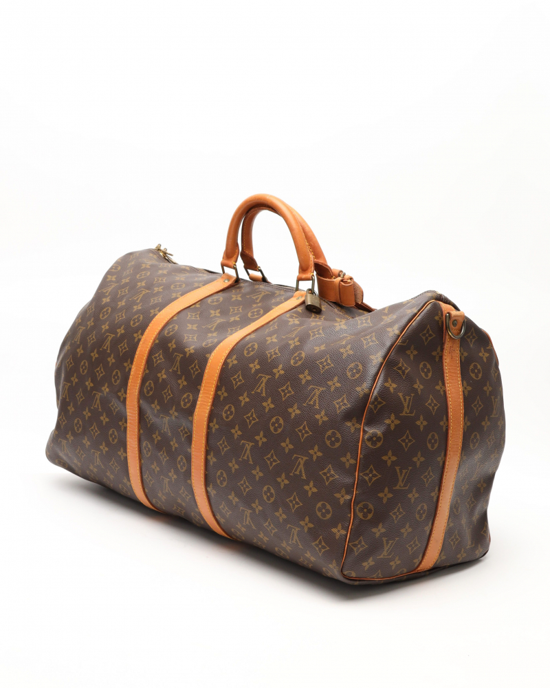 Louis Vuitton Monogram Keepall Bandoulière 60 Weekend Bag